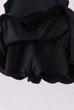Black scalloped active  mom&me dress