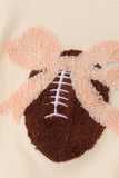 Cream Football French Knot Bubble