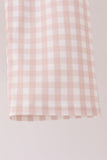 Sage Puppy Fishing Gingham Pants Set