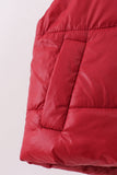 Maroon mom&me puffer vest