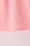 Pink pumpkin embroidery dress