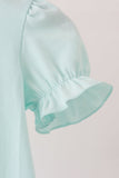 Blue goose embroidery bubble