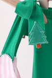 Pink Christmas Tree Embroidery Set