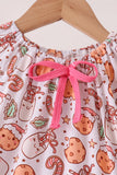 Red milk cookie bamboo dress