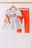 Auburn War Eagle Embroidery Pants Set