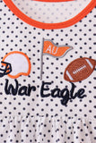 Auburn War Eagle Embroidery Bloomer Set