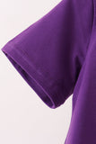 Purple LSU Geaux Tigers Embroidery Pants Set