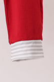 Red Alabama Roll Tide Embroidery Pants Set