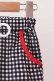 Red Georgia Go Dawgs Embroidery Pants Set