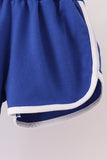 Navy active shorts set