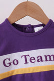 Premium Purple LSU Go Team embroidery bubble
