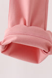 Pink scalloped bell pants