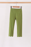 Forest scalloped leggings