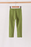 Forest scalloped leggings