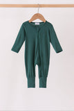 Forest zipper bamboo romper