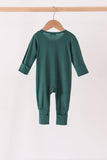 Forest zipper bamboo romper