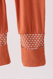 Caramel zipper bamboo anti-slip romper