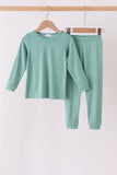 Sage bamboo pajama set – wholesale for boutiques | Honeydew USA