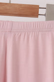 Pink bamboo pajama set – view 3