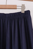 Navy bamboo mom pajama set – view 3