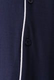 Navy bamboo mom pajama set – view 4