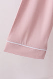 Pink bamboo mom pajama set – view 6