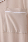 Beige bamboo mom pajama set – view 5