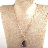 Gold Chain Bam Statement Necklace