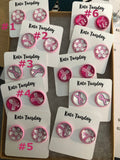 Breast Cancer Awareness Pink Earrings!!