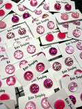 Breast Cancer Awareness Ribbon Earrings