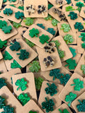 🍀 OMG! Shamrock Acrylic Stud Earrings 🍀