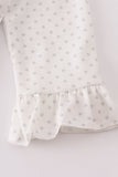 Sweet as pie french knot girl bloomers set