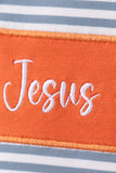 Jesus loves me embroidery boy set