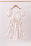 Sage floral mom&me dress