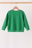 Green Holly Jolly French Knot Top