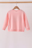 Pink Holly Jolly French Knot Mom&me Top