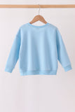 Blue Nutcracker Sequin Top
