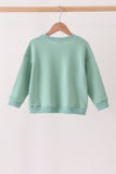 Sage Nutcracker Sequin Mom&me Top