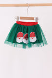 Forest Santa Sequin Skort