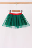 Forest Santa Sequin Skort