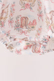Pink horse ruffle bubble