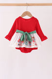 Red Nutcracker Ruffle Bubble
