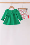 Green Santa Embroidery Bloomer Set