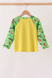 Green Grinch French Knot Top