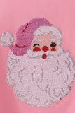 Pink Santa Sequin Top