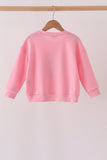 Pink Santa Sequin Top