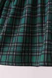 Forest Plaid Smocked Pants Set