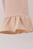 Hunting Deer Embroidery Ruffle Pants Set