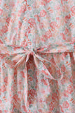 Floral romance tiered maxi dress