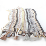 White Statement Piece Necklaces